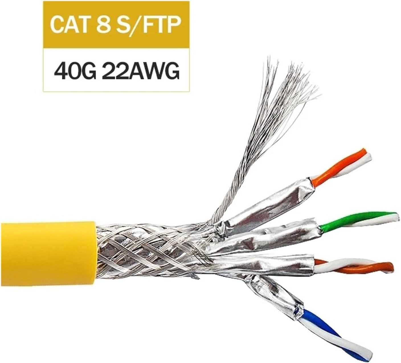 CAT 8 イーサネットケーブル シールド SFTP 【公式通販】